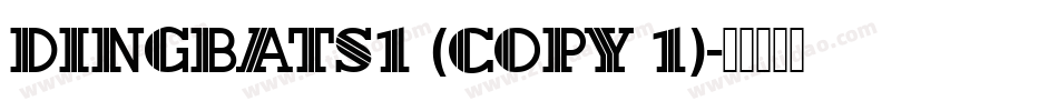 DingBats1 (COPY 1)字体转换
